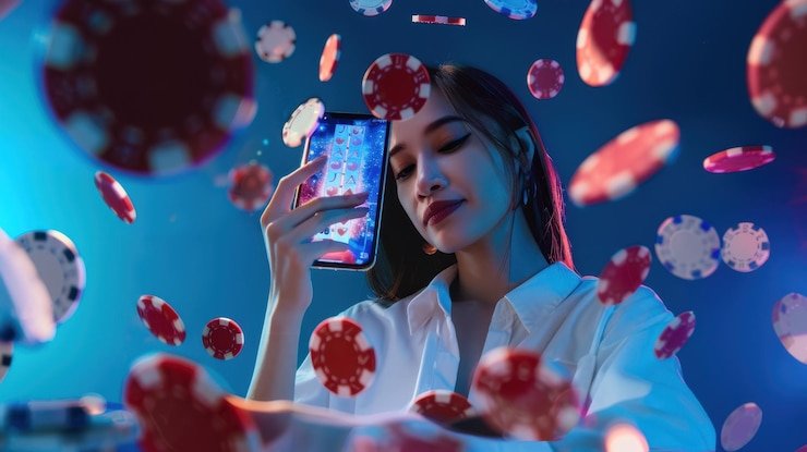 Interface aplikasi wargatoto di smartphone Android menampilkan permainan dan transaksi